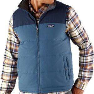 Patagonia Mens Navy Reversible Bivy Down Vest